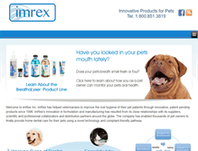 Tablet Screenshot of imrexinc.com